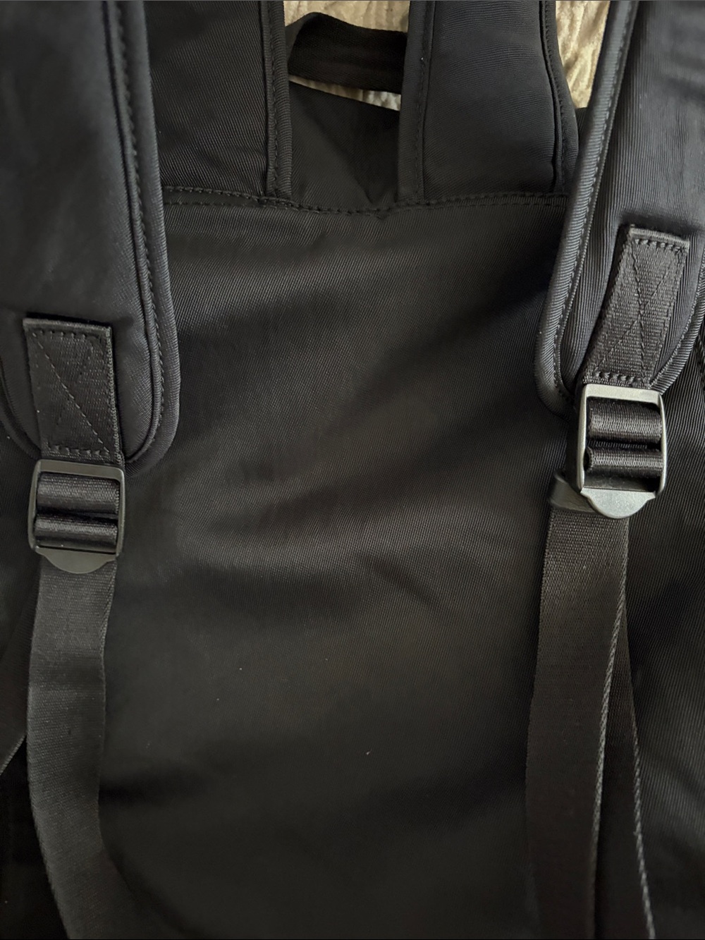 Calvin Klein Jeans Black Nylon Backpack with Front Flap and Logo - Picture 6 of 9